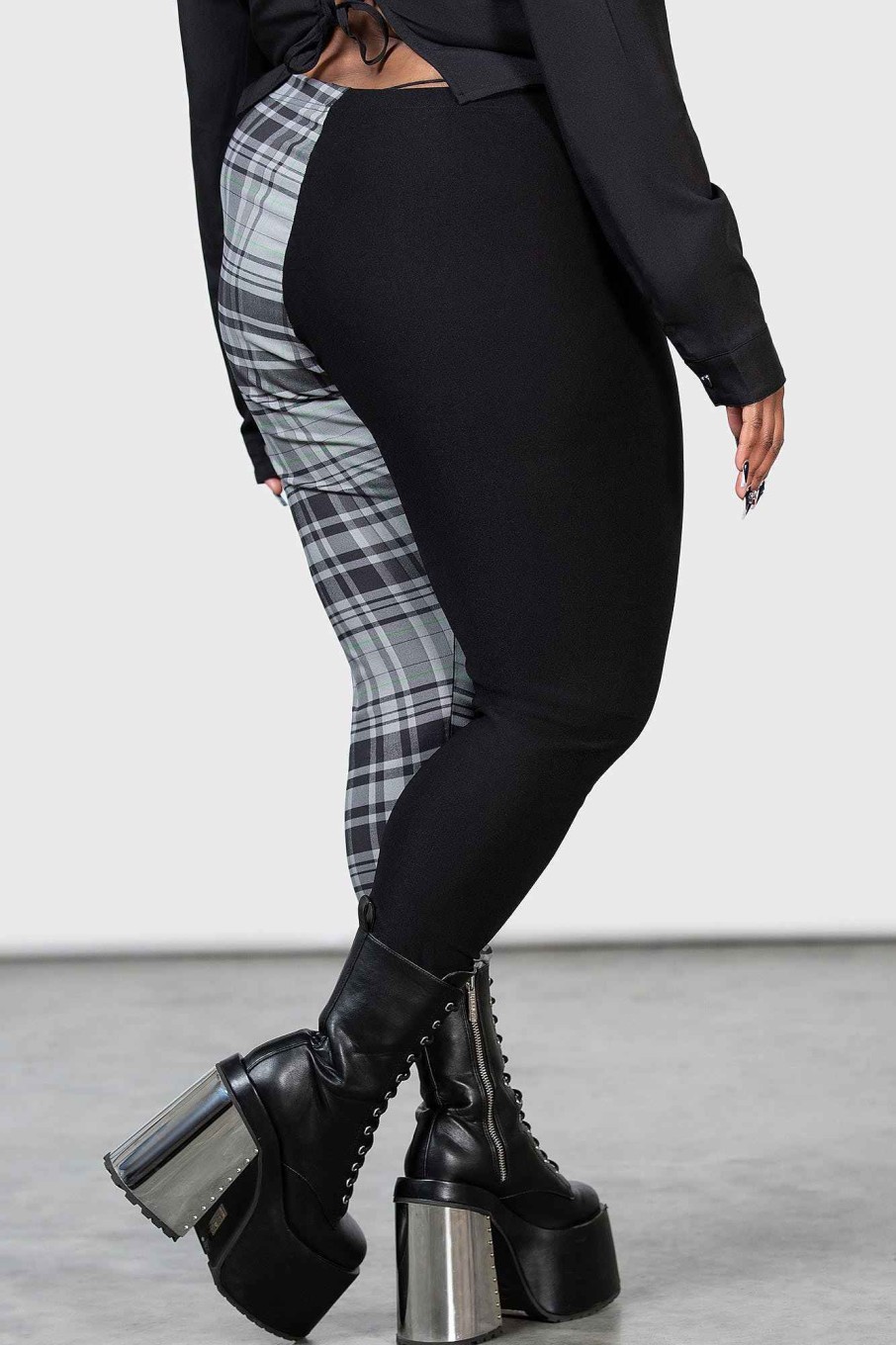 Plus KILLSTAR Bottoms | Heartbreaker Leggings [Plus] Black