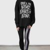 Men MGM WEDNESDAY Knitwear | Addams Sweatshirt Black