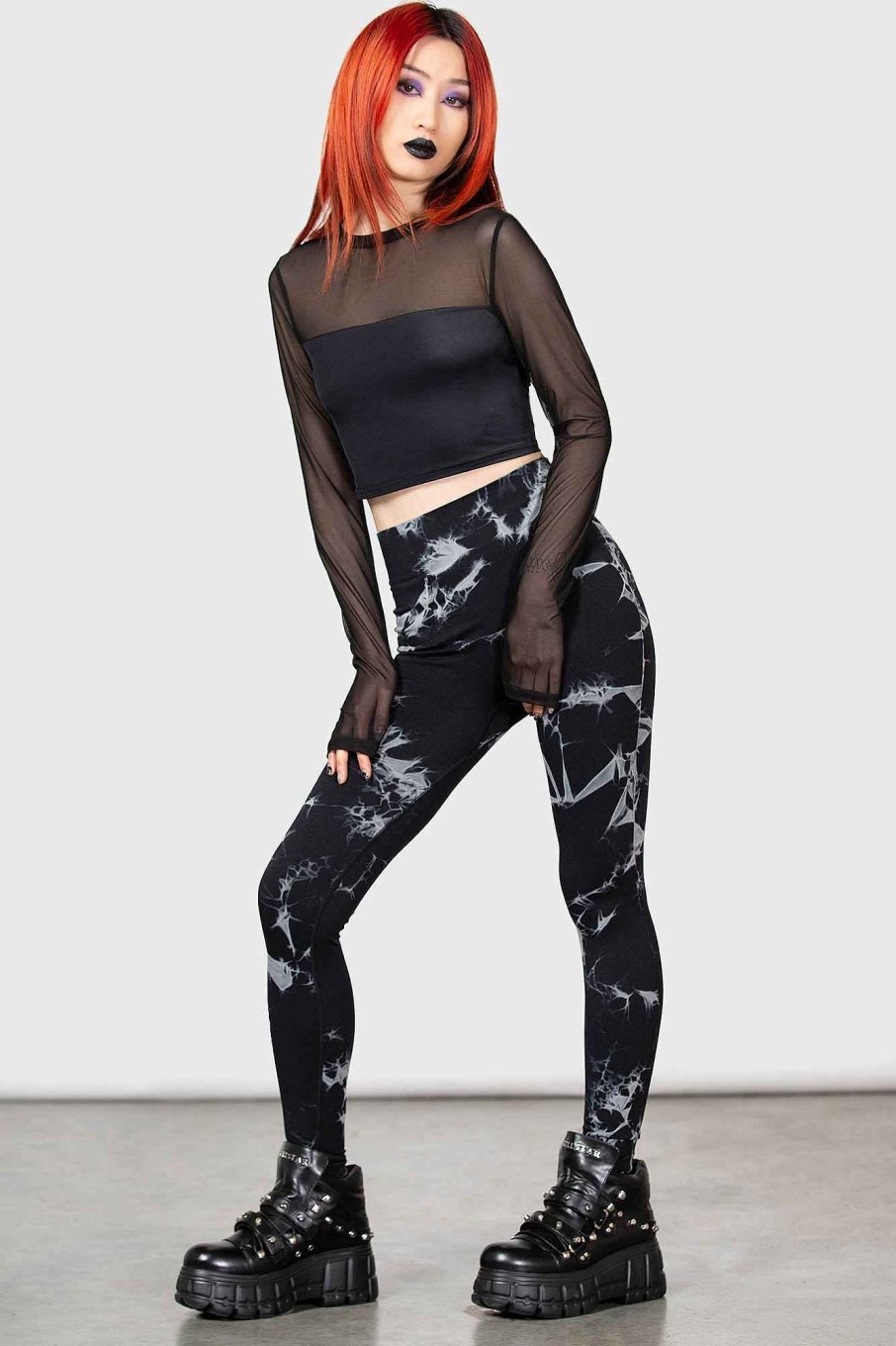 Women KILLSTAR Activity Wear | Wasteland Woods Leggings Black