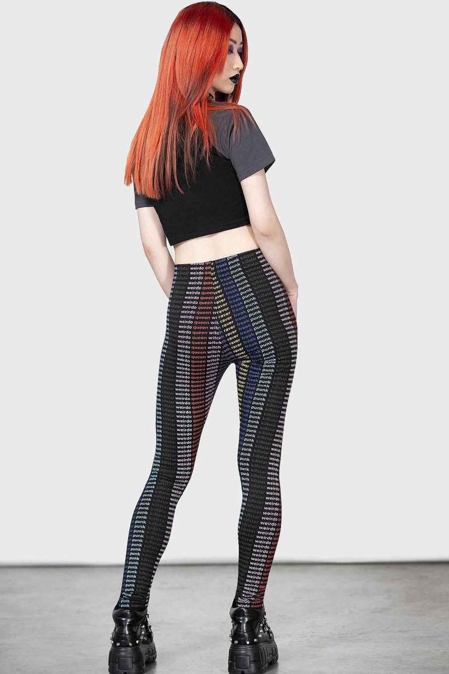 Women KILLSTAR Bottoms | Rave Queen Leggings Black