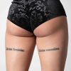 Women KILLSTAR Intimates | Moody Panty Black