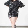 Plus KILLSTAR Loungewear | Cosmos Shorts [Plus] Black