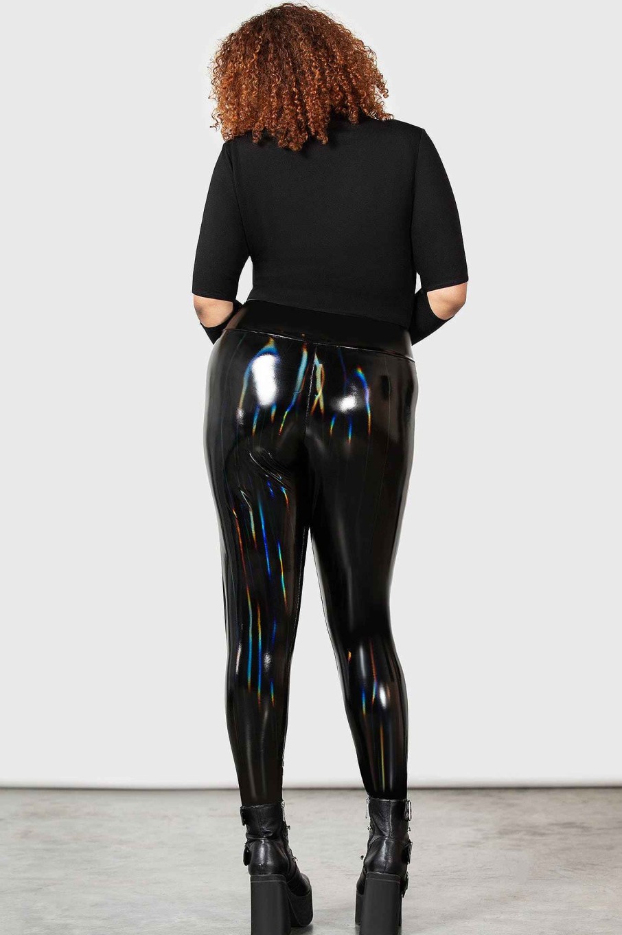 Plus KILLSTAR Bottoms | Darkwaves & Raves Leggings [Plus] Rainbow