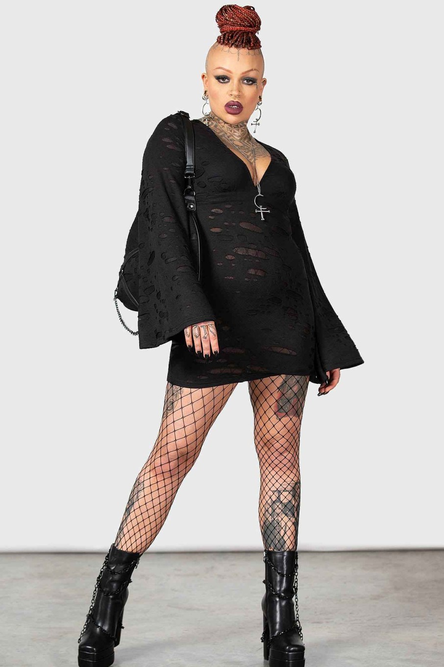 Women KILLSTAR Dresses | Decaying Dress Black