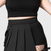 Women KILLSTAR Skirts | Chaos Theory Skirt Black