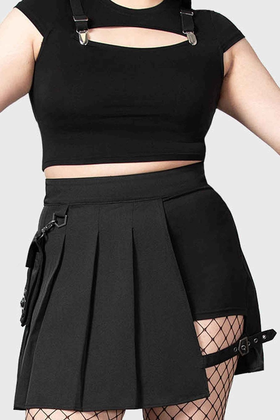 Women KILLSTAR Skirts | Chaos Theory Skirt Black