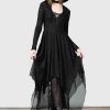 Women KILLSTAR Dresses | Boneland Arrow Maxi Dress Black