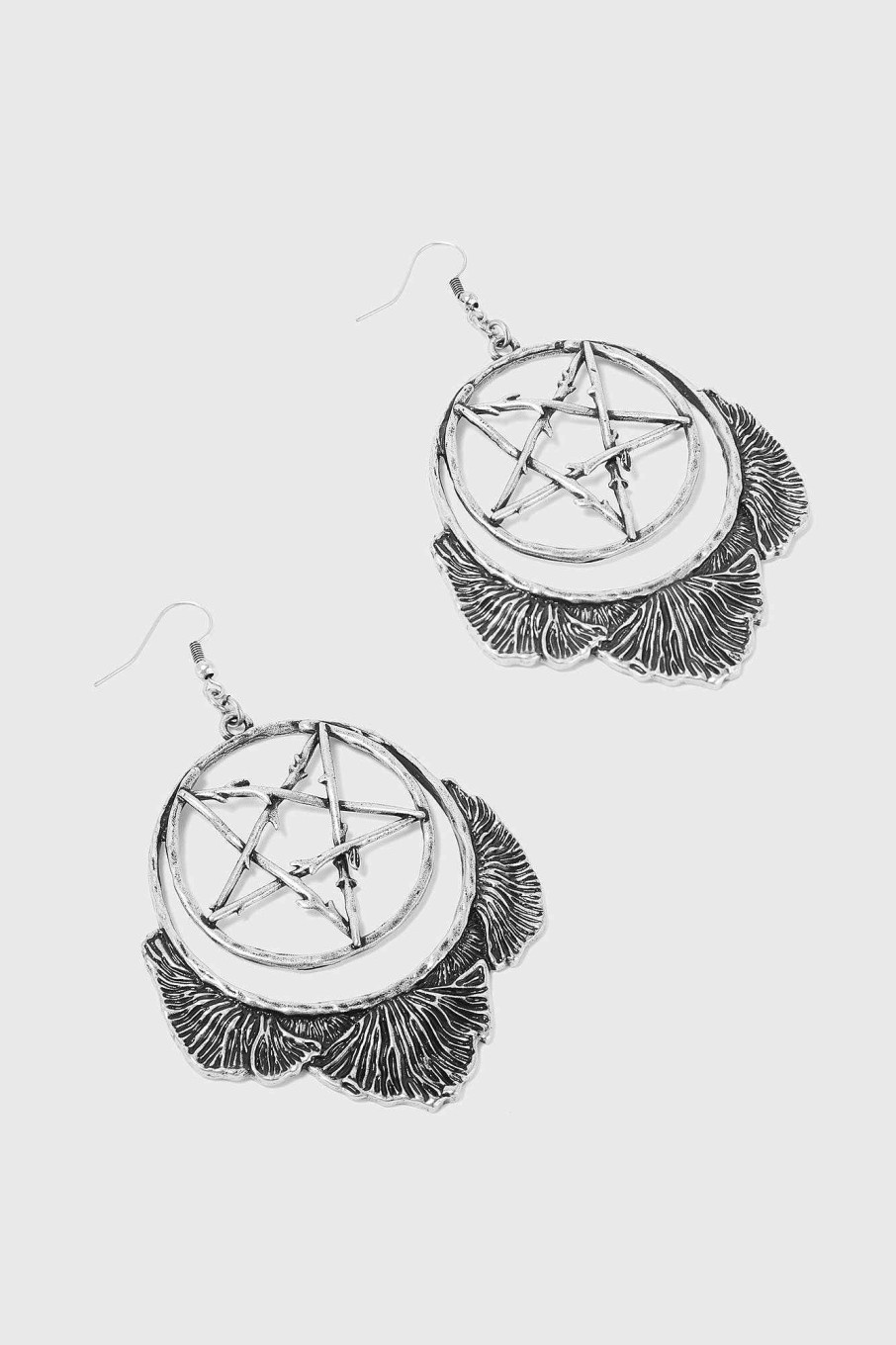 Accessories KILLSTAR Earrings | Mushroom Ritual Earrings Silver