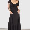 Women KILLSTAR Dresses | Heath Maxi Dress Black