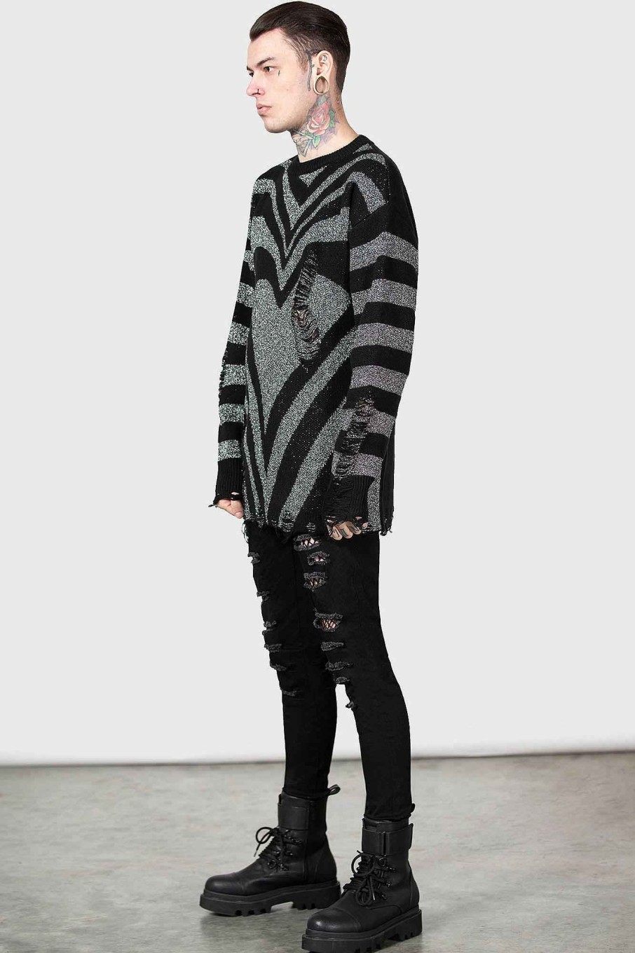 Men KILLSTAR Knitwear | Libi Sweater [B] Black