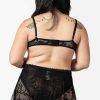 Plus KILLSTAR Intimates | Afterlife Lace Slip Dress [Plus] Black