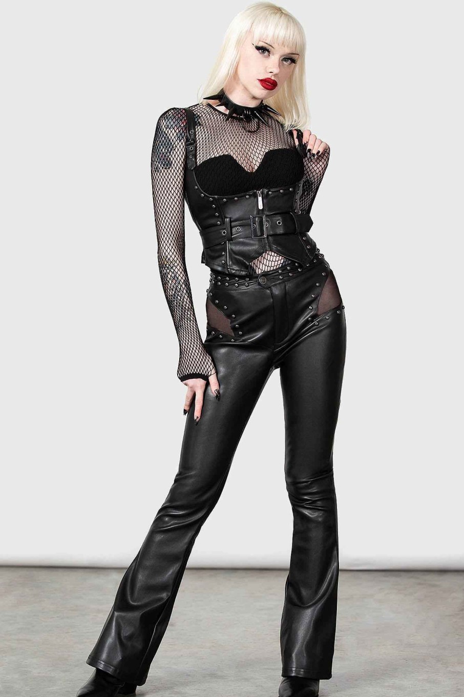 Women KILLSTAR Co-Ords | Manticore'S Muse Flares Black