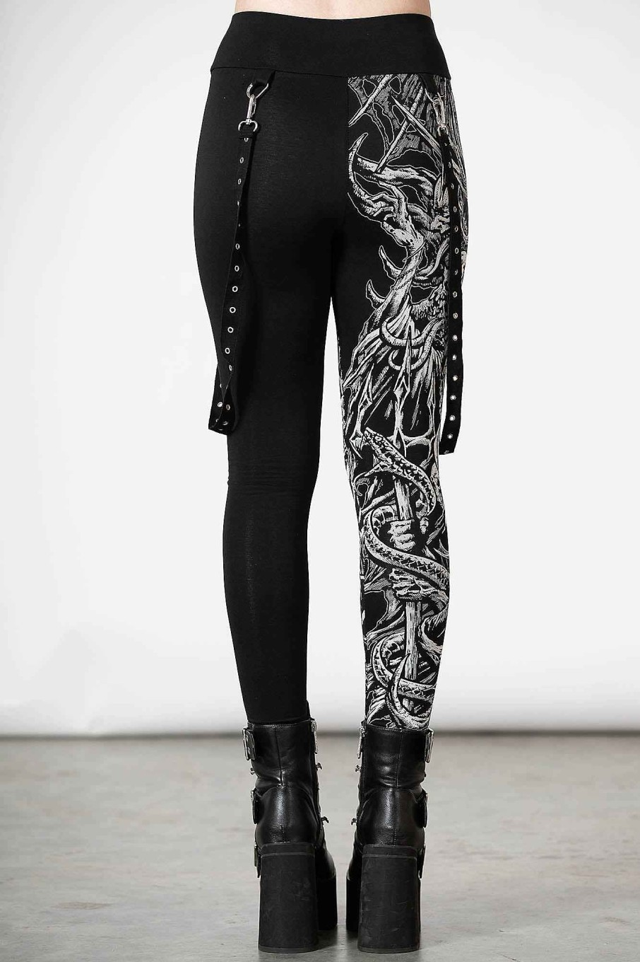 Women KILLSTAR Bottoms | Amnesia Leggings Black