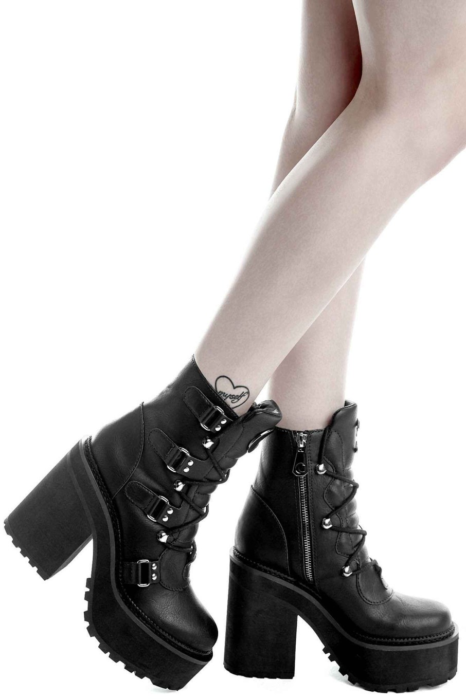 Shoes KILLSTAR | Broom Rider Boots [B] Black