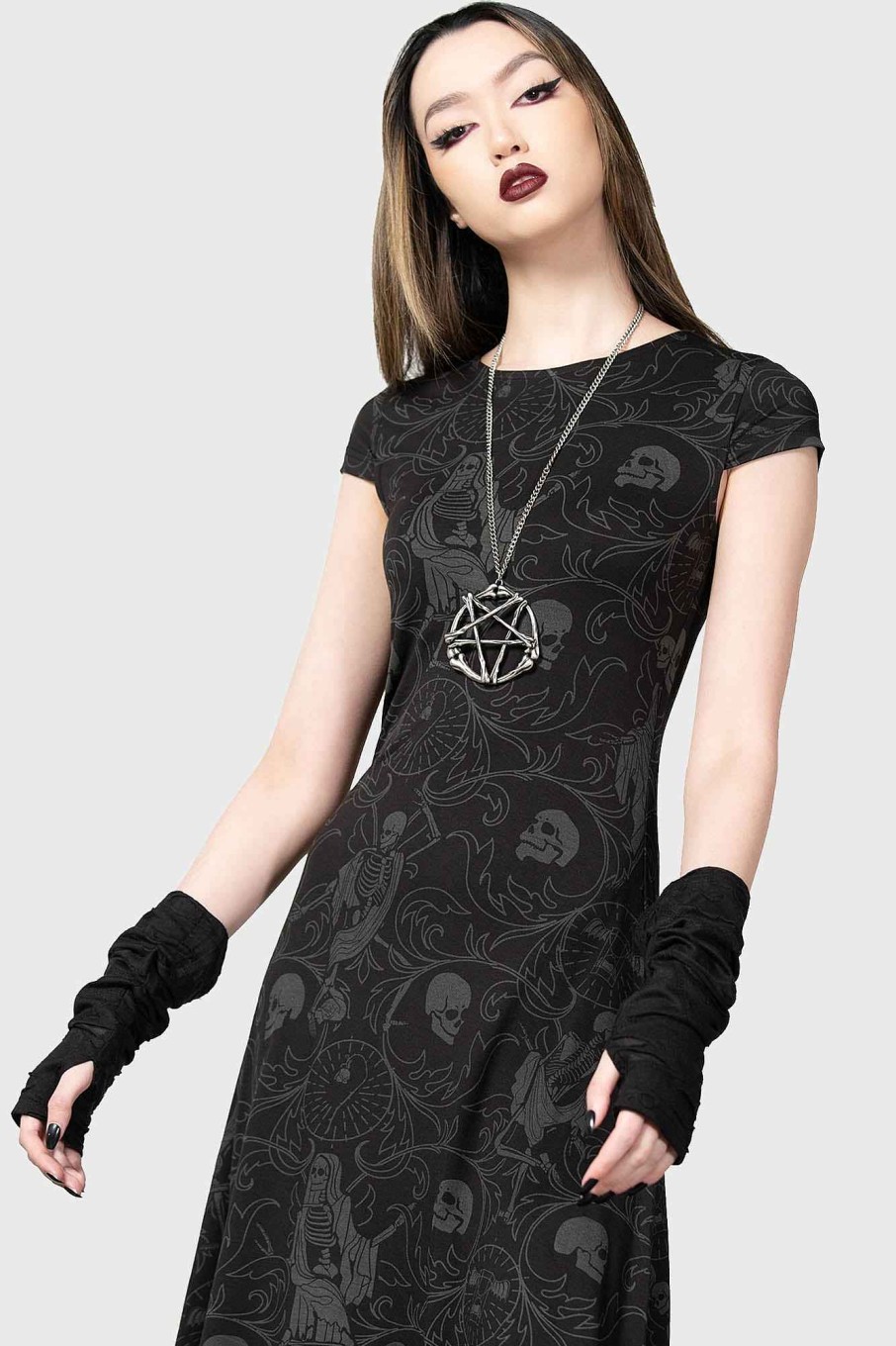 Women KILLSTAR Dresses | Danse Maxi Dress Black