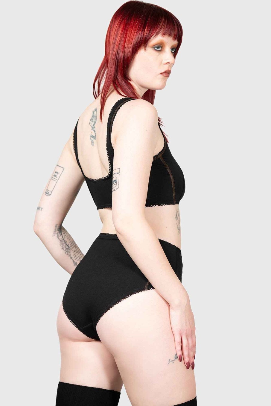 Women KILLSTAR Intimates | Solar Solstice Bralet Black