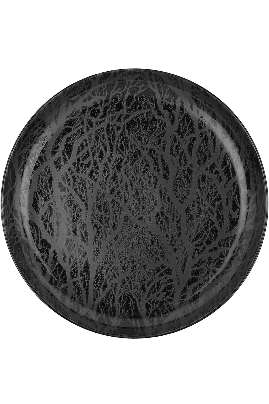 Home KILLSTAR Tableware | Wicked Woods Dinner Plate Black