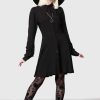 Women KILLSTAR Dresses | Kimaris Long Sleeve Dress Black