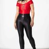 Women KILLSTAR Tops | Vervain Top [Scarlet] Red