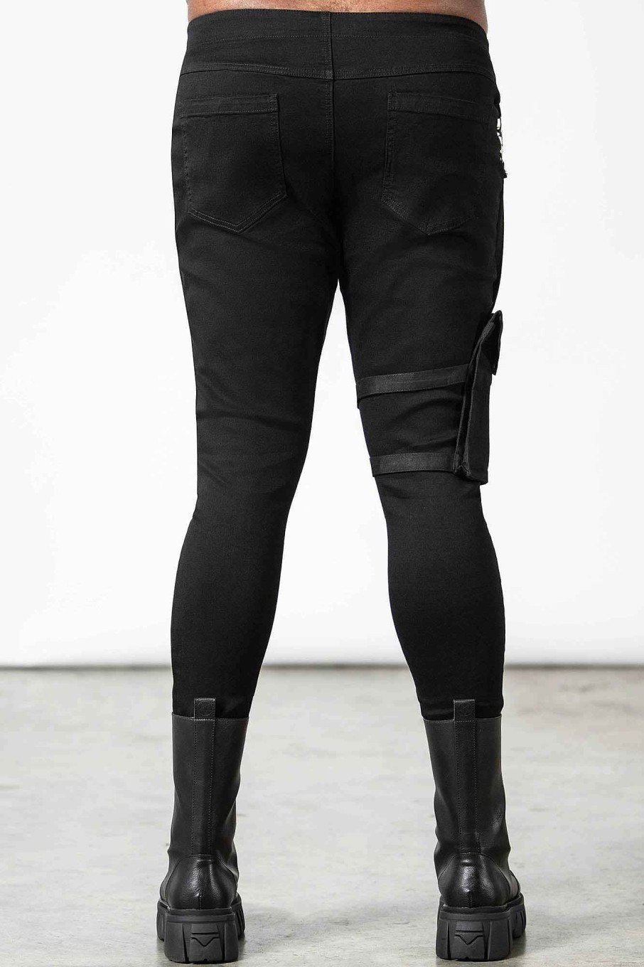 Plus KILLSTAR Bottoms | Zodiac Harness Jeans [Plus] Black