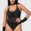 Women KILLSTAR Intimates | Shedding Bodysuit Black