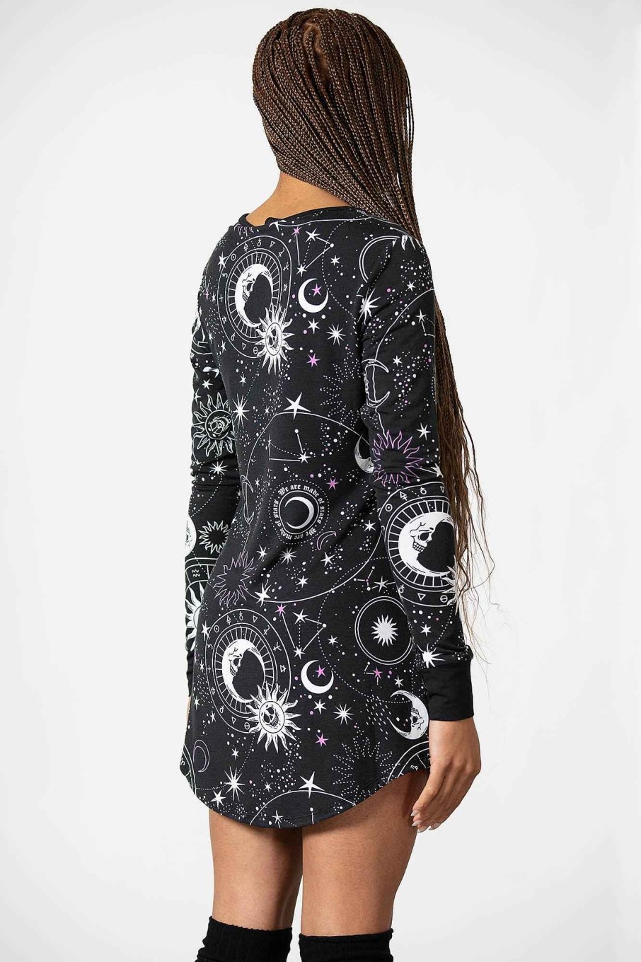 Women KILLSTAR Loungewear | Venus Lounge Dress Black