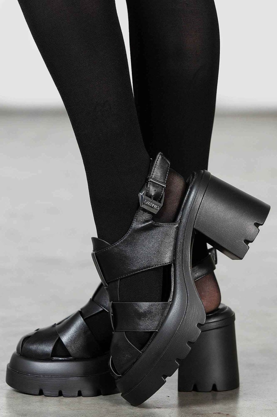 Shoes KILLSTAR | Wintermoss Platform Sandals Black