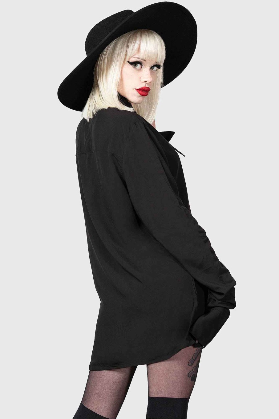 Women KILLSTAR Tops | Paimon Shirt Black