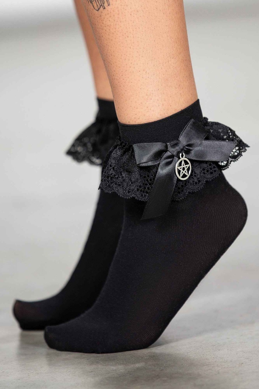 Accessories Killstar Socks & Tights | Hextra Socks Black