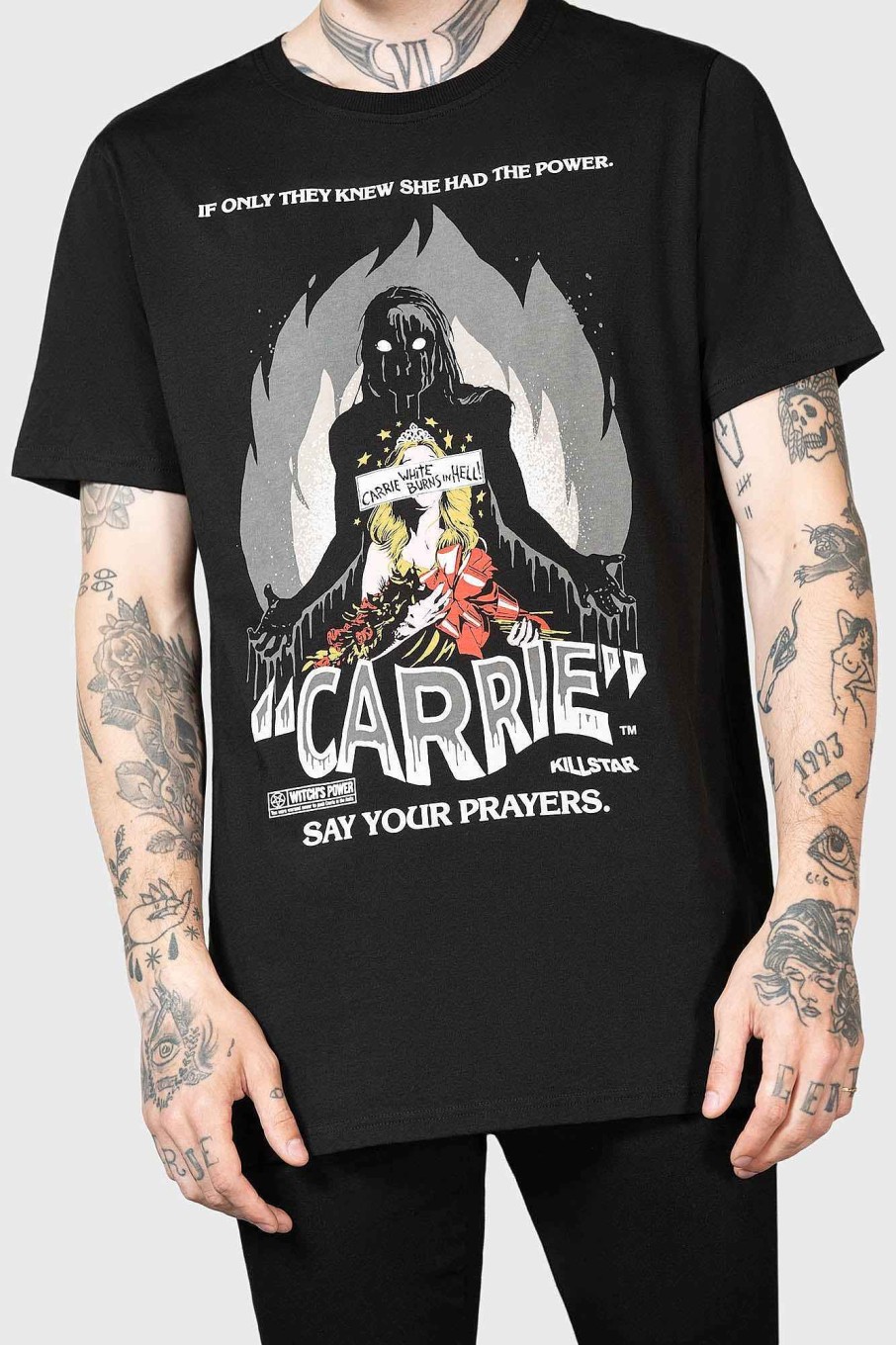 Women MGM CARRIE Tops | Carrie White T-Shirt Black