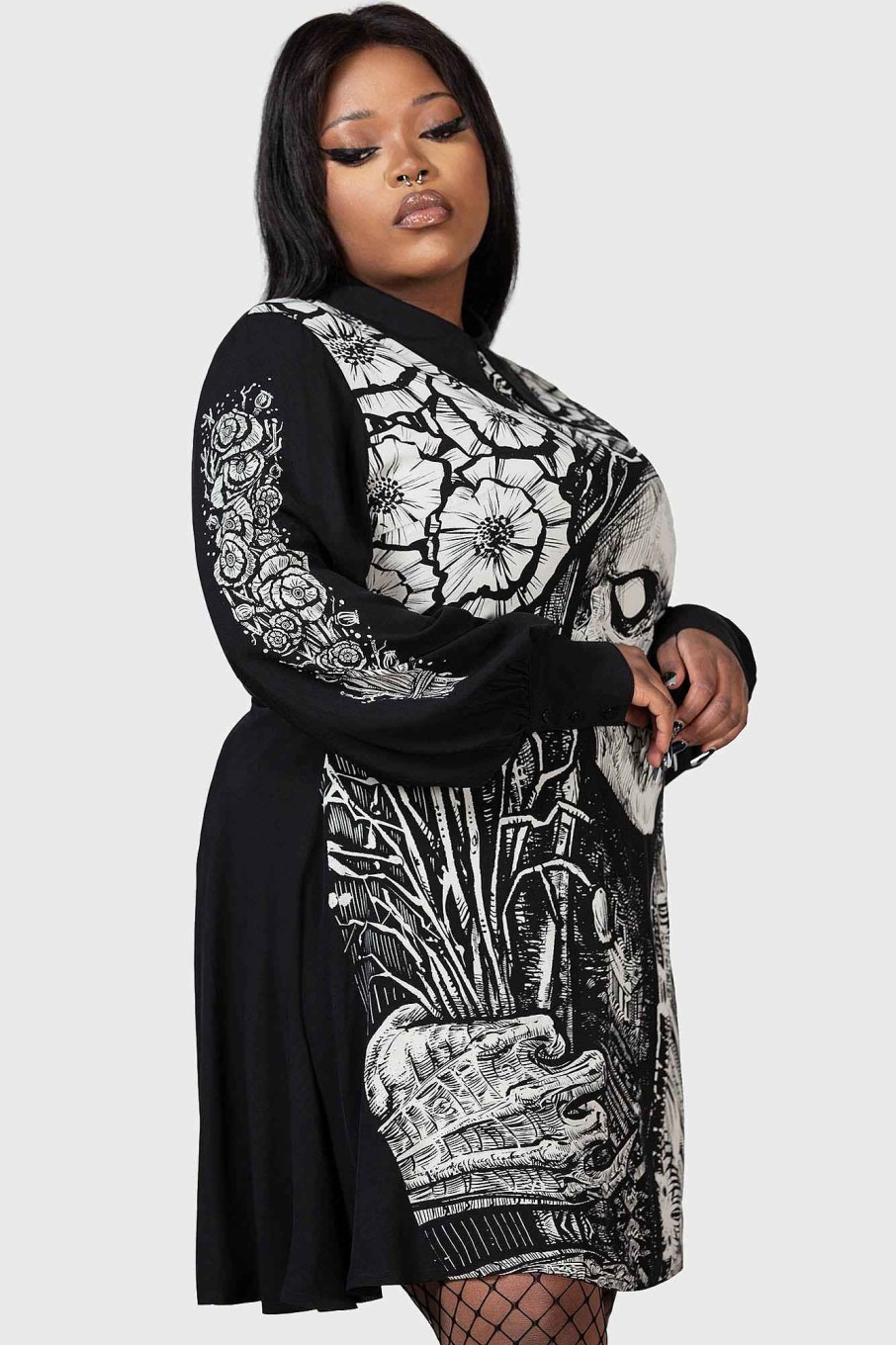 Plus KILLSTAR Dresses | Weird Tales Dress [Plus] Black