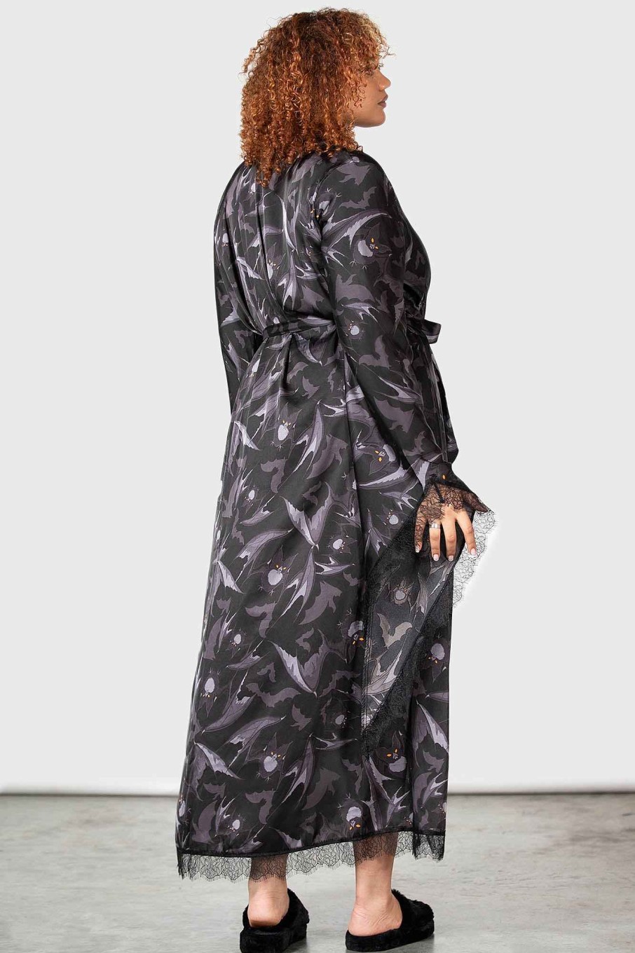 Plus KILLSTAR Loungewear | Asperity Robe [Plus] Black