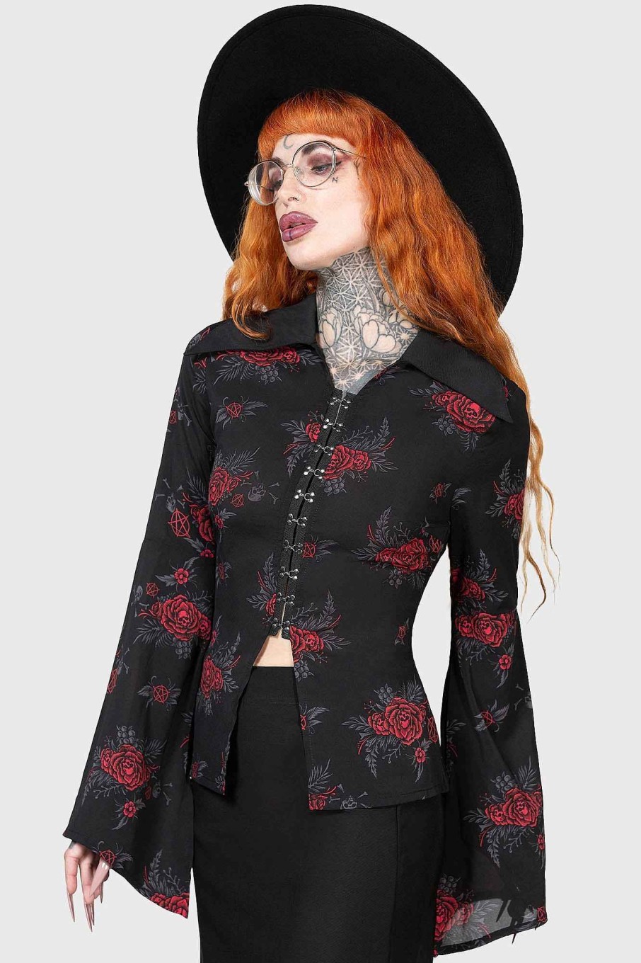 Women KILLSTAR Tops | Pandora Fatale Top Red