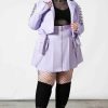 Plus KILLSTAR Bottoms | Blaire B*Tch Mini Skirt [Pastel ] [Plus] Lilac