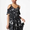 Women KILLSTAR Loungewear | Zodiac Lounge Dress Black