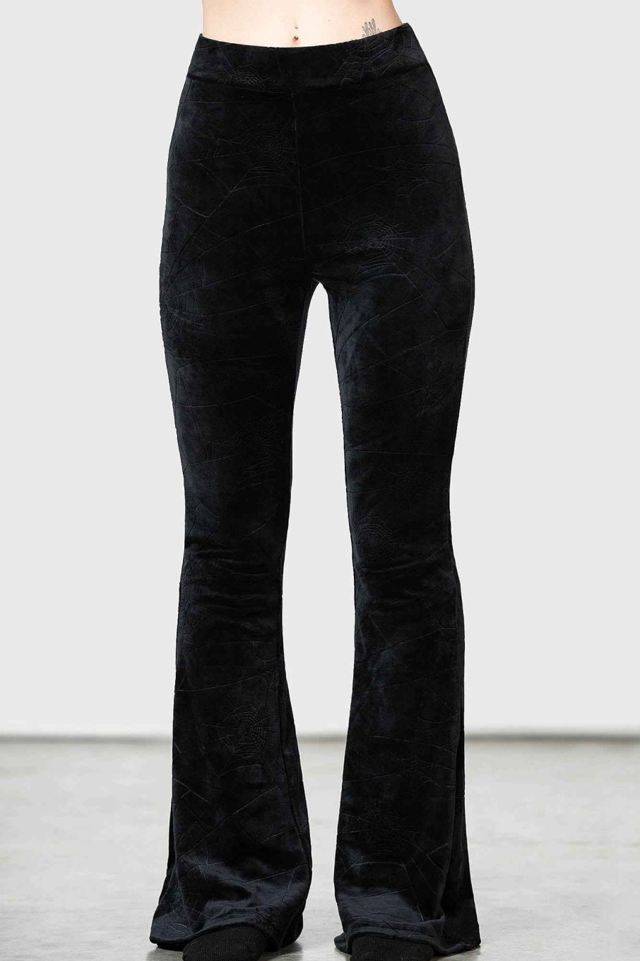 Women KILLSTAR Loungewear | Lulluspider Flares Black