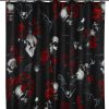 Home KILLSTAR Shower Curtains | Haunted Garden Shower Curtain Black