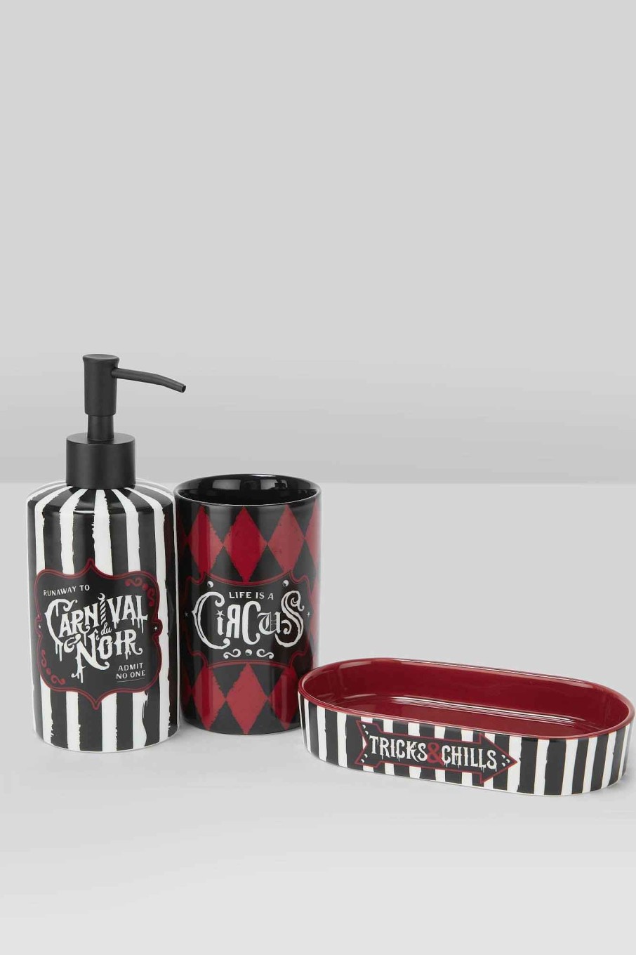 Home KILLSTAR Storage | Tricks N Chills Bathroom/Kitchen Set Black