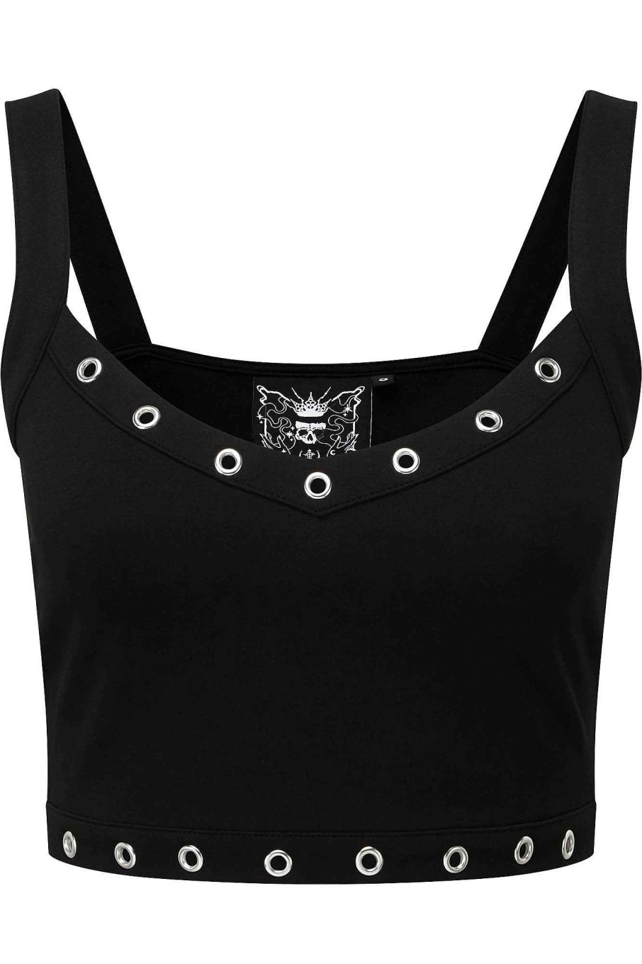 Women Killstar Tops | Scene Rivet Top