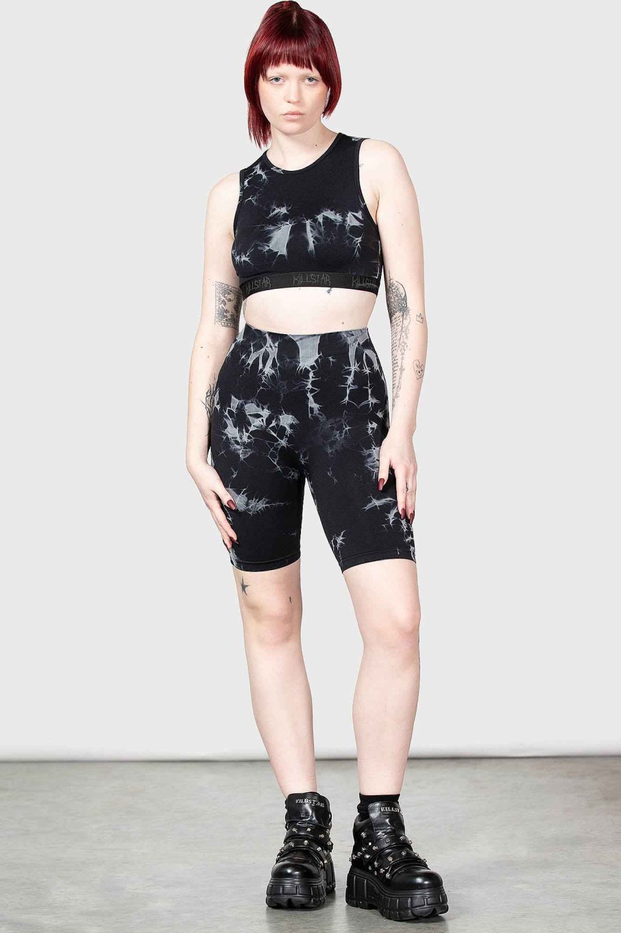 Women KILLSTAR Activity Wear | Striga Shorts Black