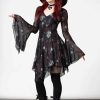 Women KILLSTAR Dresses | Bellflora Mesh Dress Black