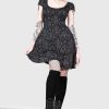 Women KILLSTAR Dresses | Maiden'S Spirit Skater Dress Black