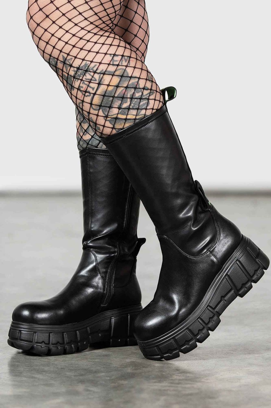 Shoes KILLSTAR | Everlasting Tall Boot Black