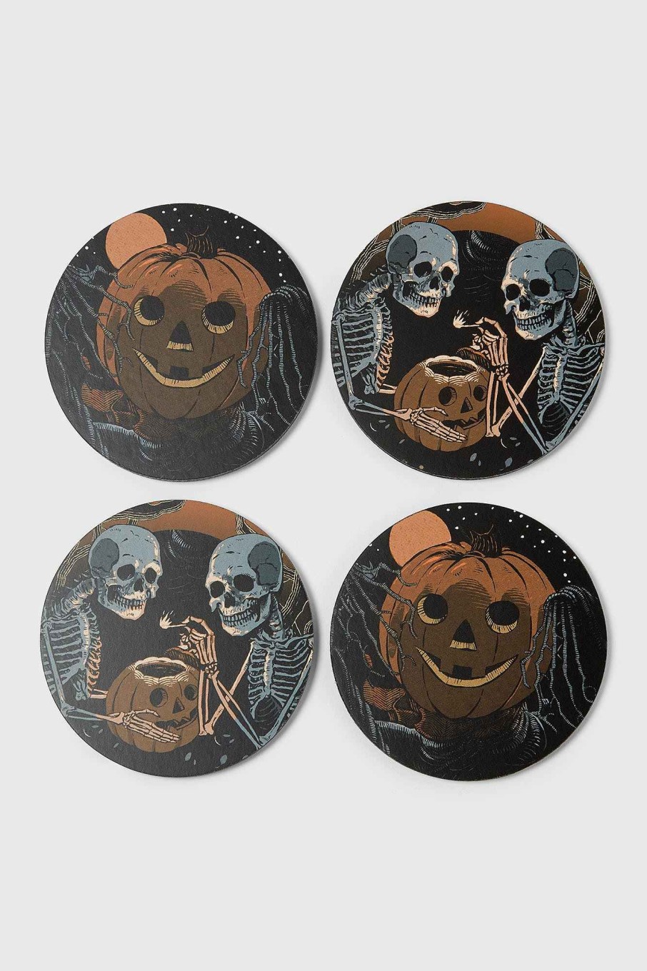 Home KILLSTAR Tableware | Halloween Is Everyday Coasters Orange