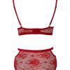 Women KILLSTAR Intimates | Sheer Evil Panty [Scarlet] Red