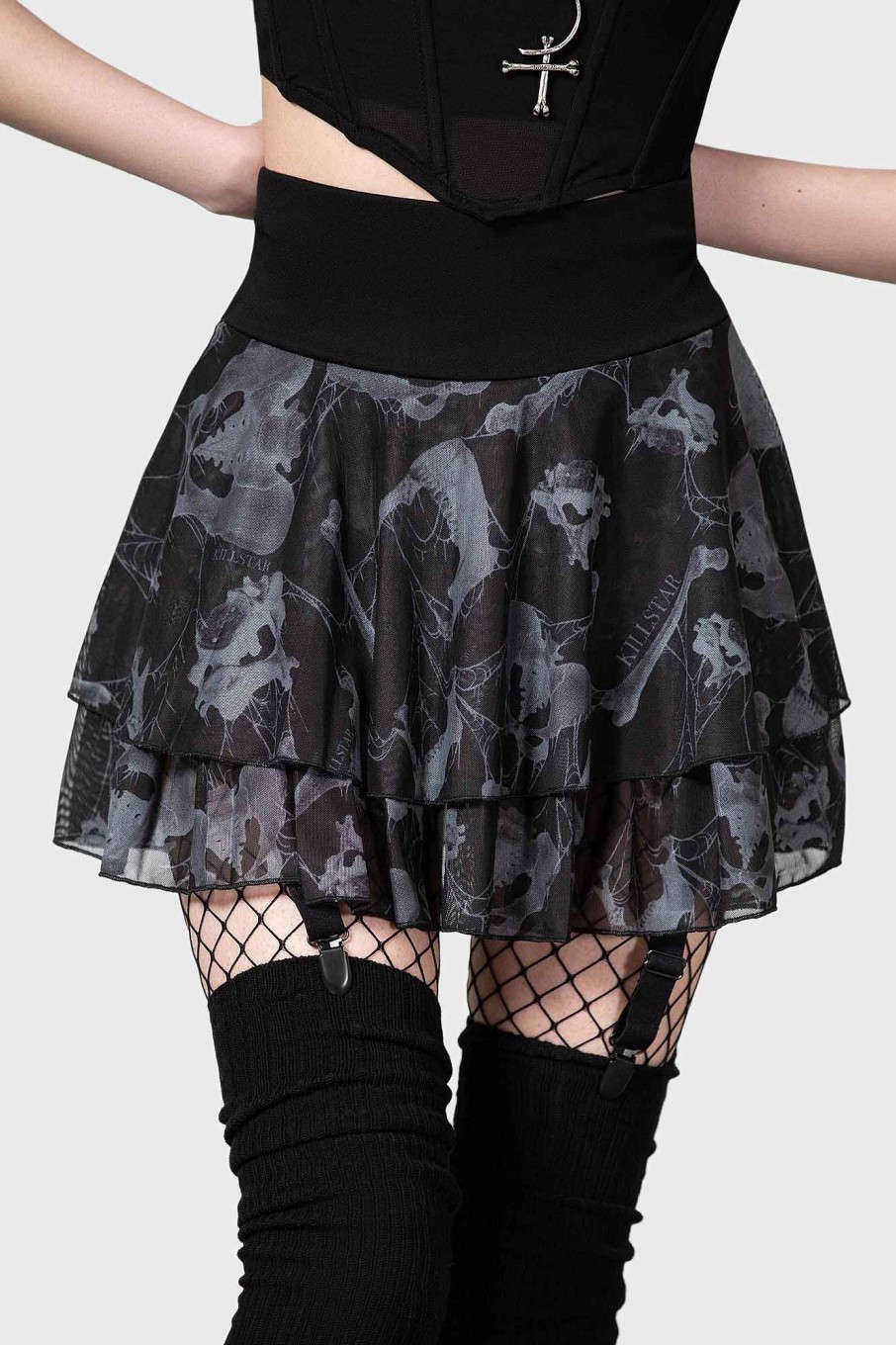 Women KILLSTAR Skirts | Hioid Mini Skirt Black