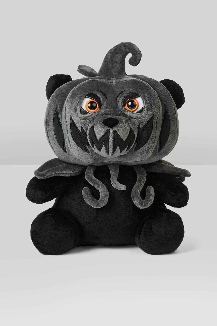 Kreeptures KREEPTURES | Pumpkin Teddy: Chasm Plush Toy Black