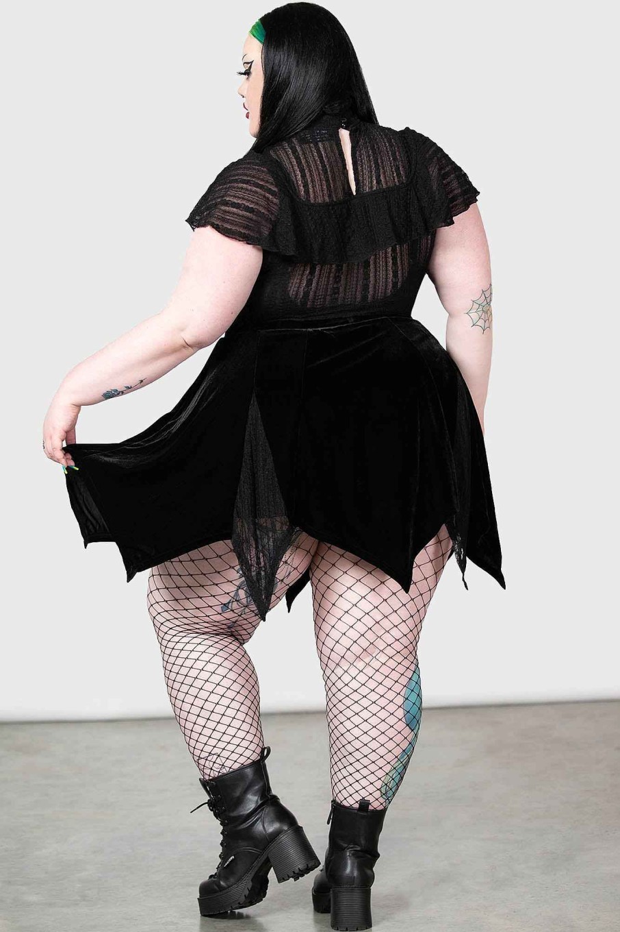 Plus KILLSTAR Skirts | Josephine'S Revenge Mini Skirt [Plus] Black