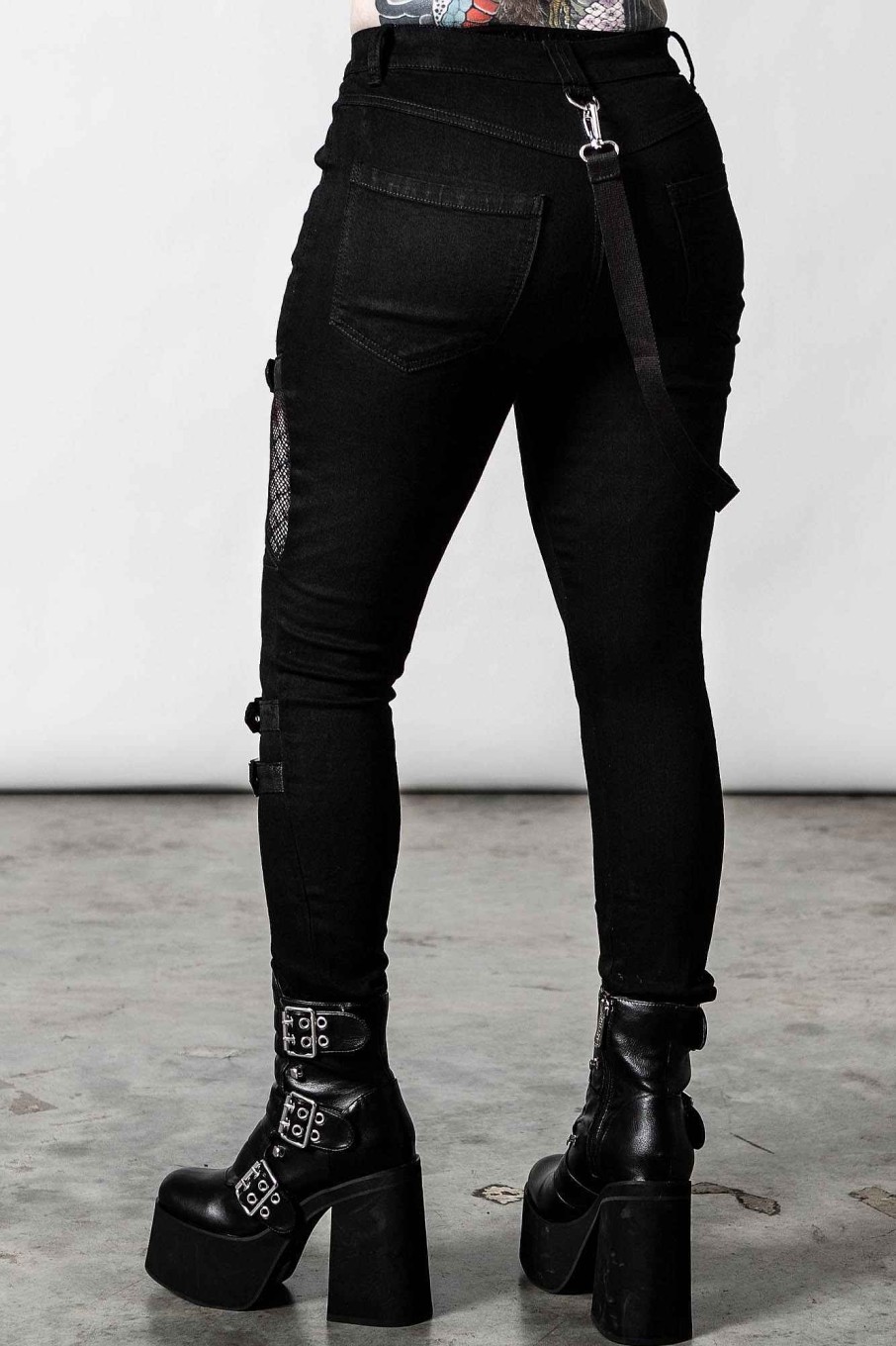 Women KILLSTAR Bottoms | Warrior Witch Jeans Black