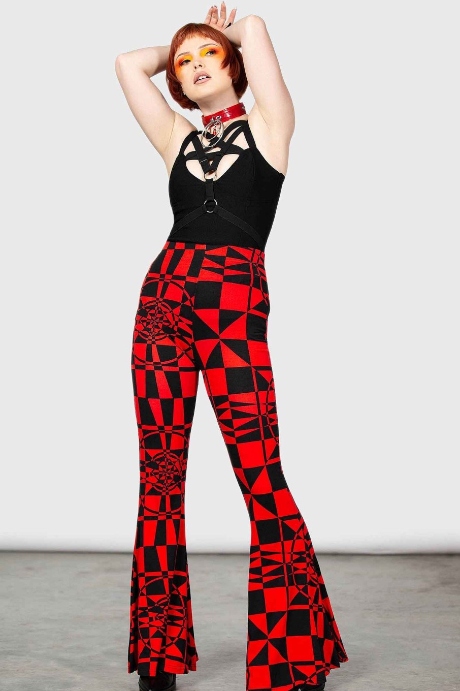 Women KILLSTAR Co-Ords | Suspiria Mood Flares [Black/ ] Red